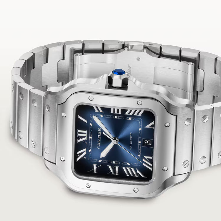 Cartier santos -bleu