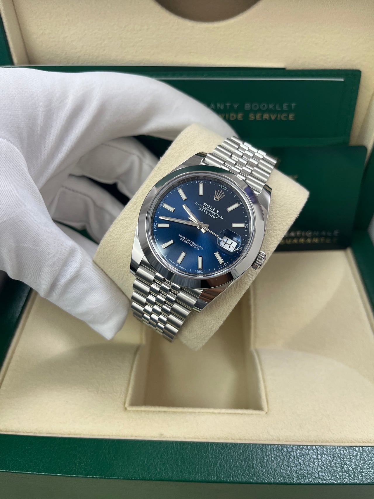 Rolex Datejust blue dial