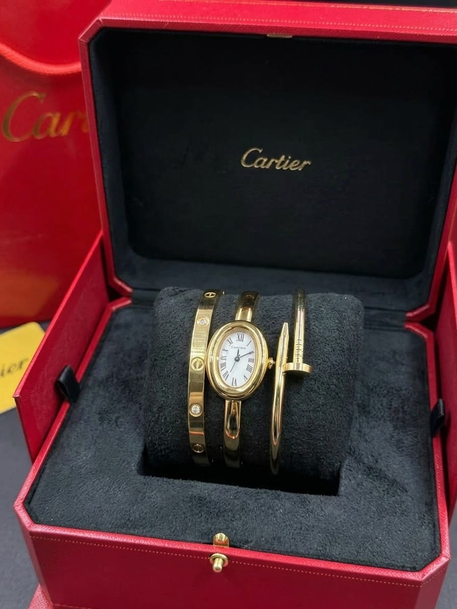 cartier baignoir + juste Un clou Bracelet 3