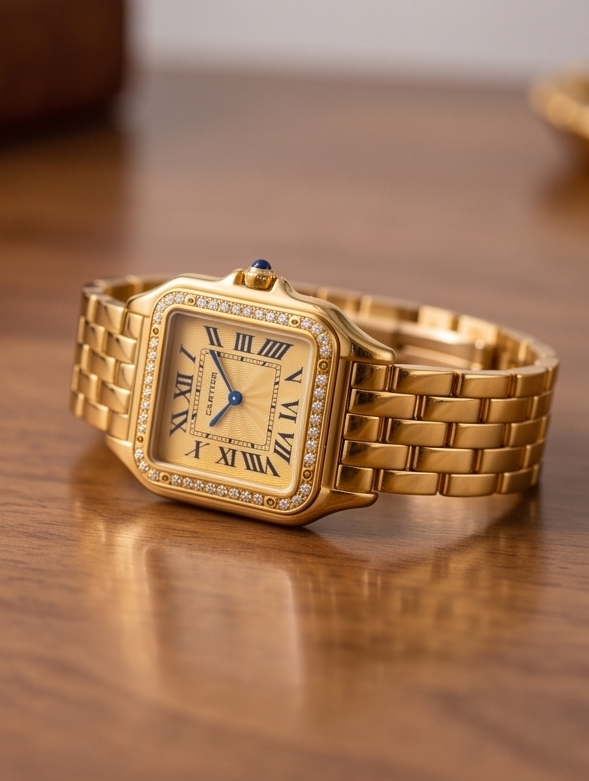 Cartier Panthere Full Gold Diamonds