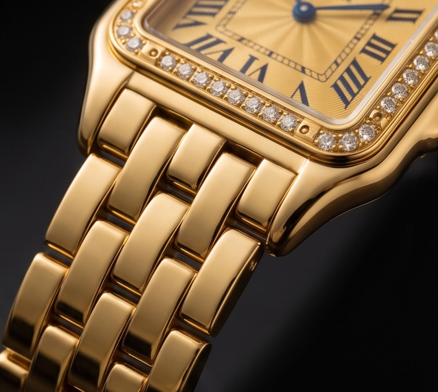 Cartier Panthere Full Gold Diamonds