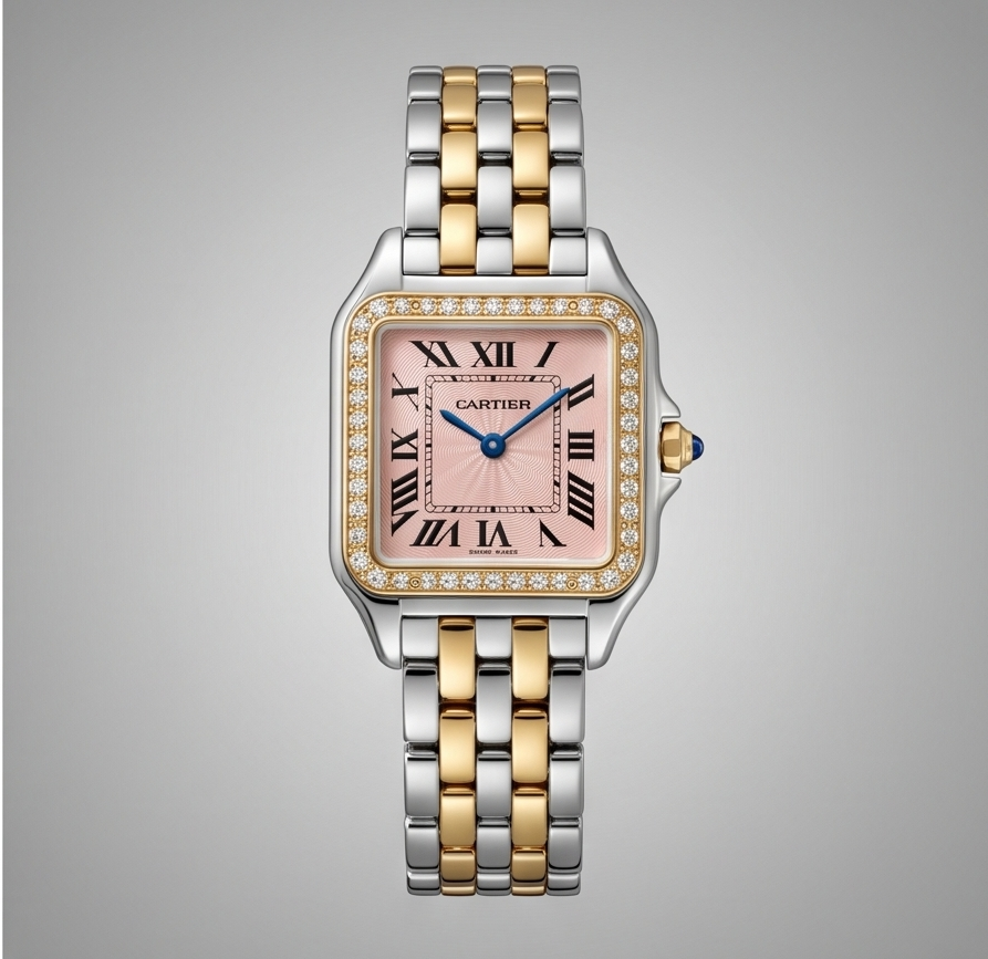 Cartier Panthere Two tone pink Diamonds
