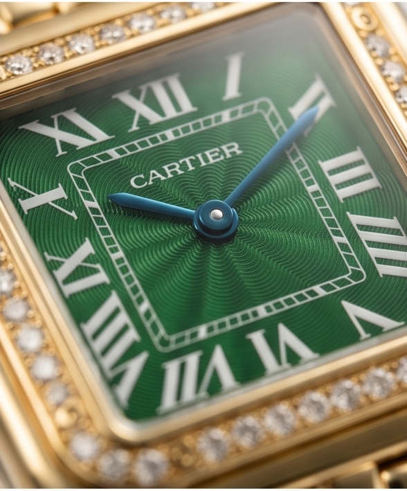 Cartier Panthere Gold Green Diamonds