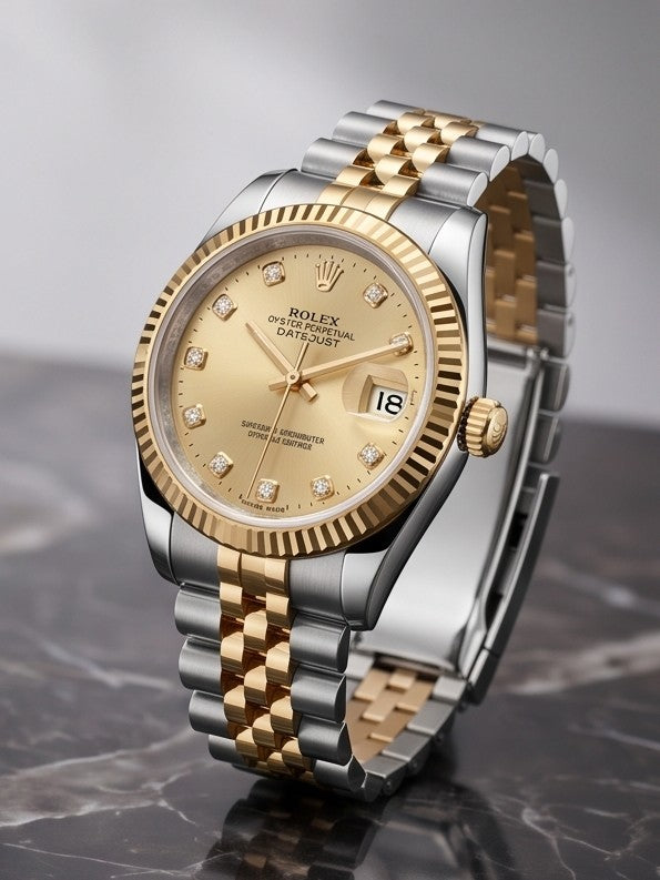Datejust Yellow Rolesor Diamonds