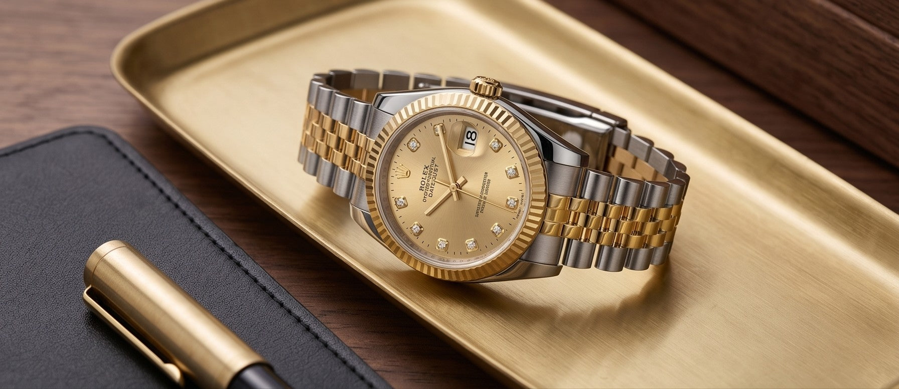 Datejust Yellow Rolesor Diamonds