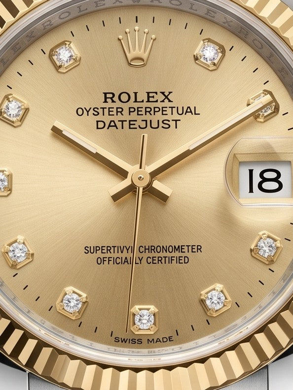 Datejust Yellow Rolesor Diamonds