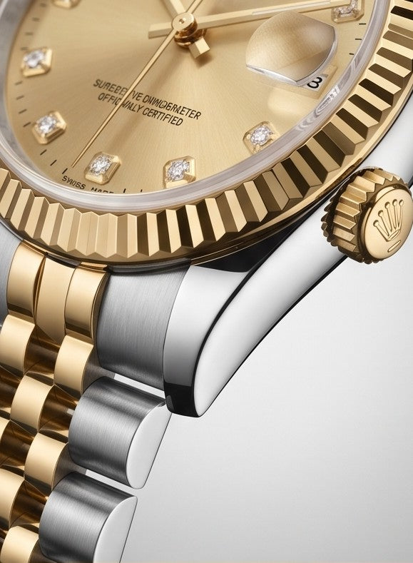 Datejust Yellow Rolesor Diamonds