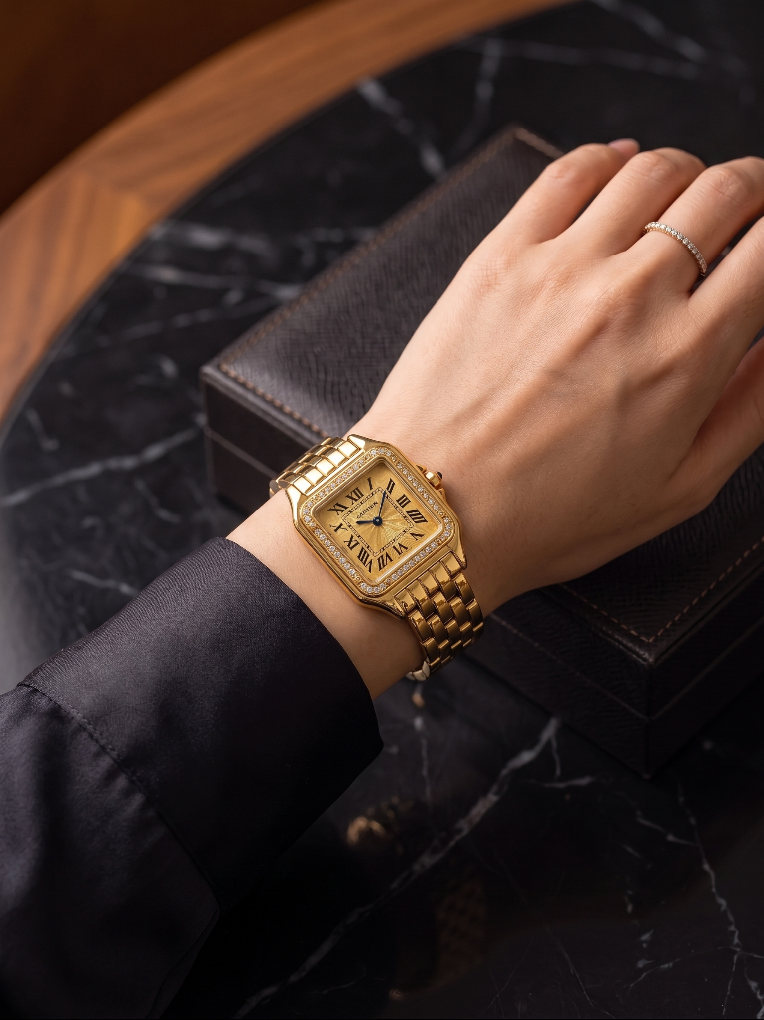 Cartier Panthere Full Gold Diamonds