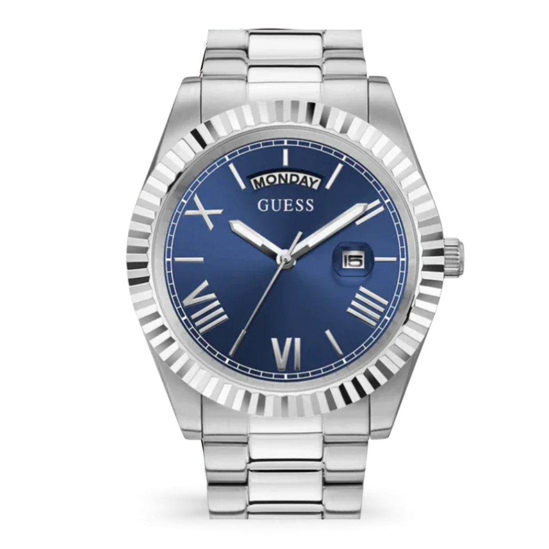 Guess Day/Date Bleu