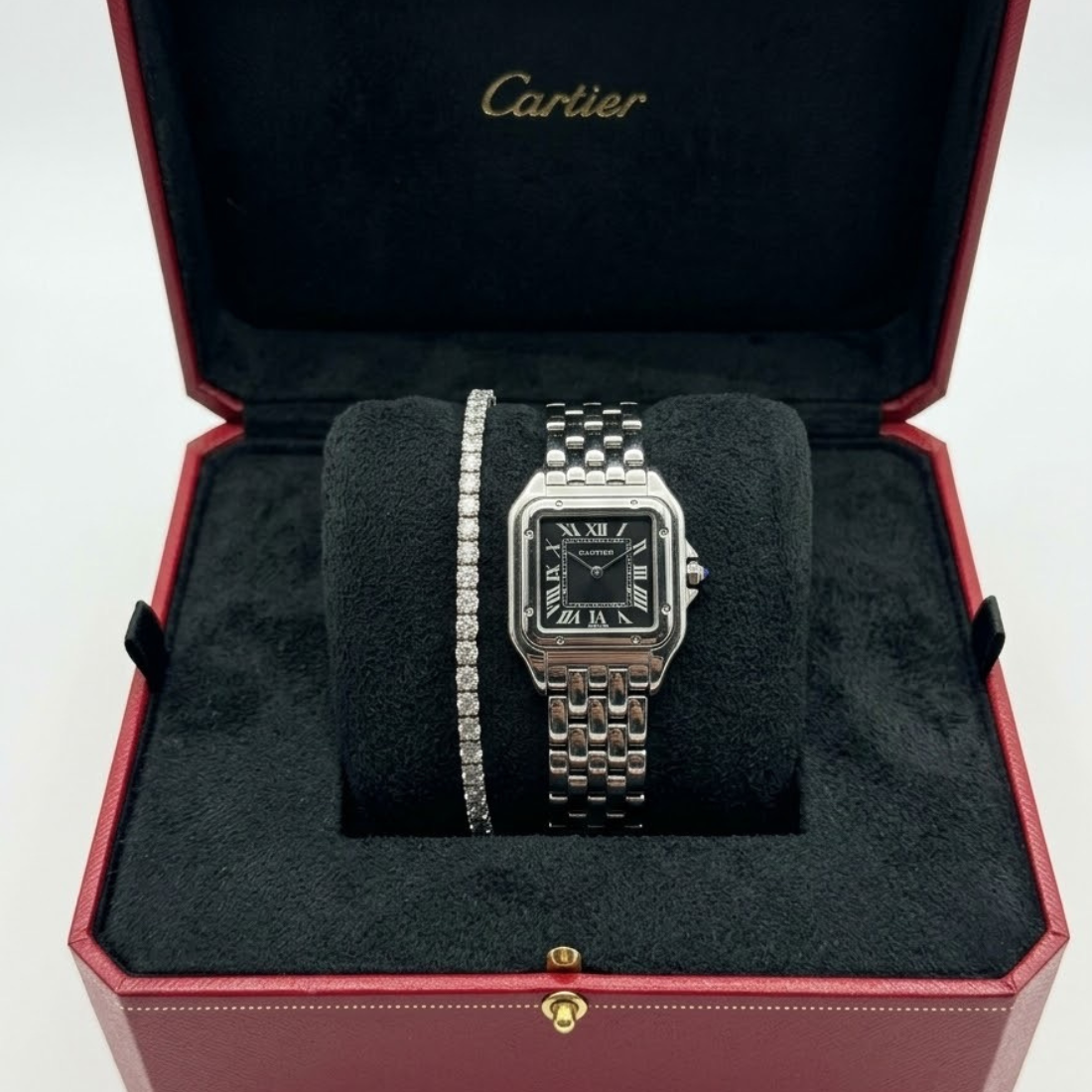 Cartier panthere Black + Cartier juste Un clou Bracelet