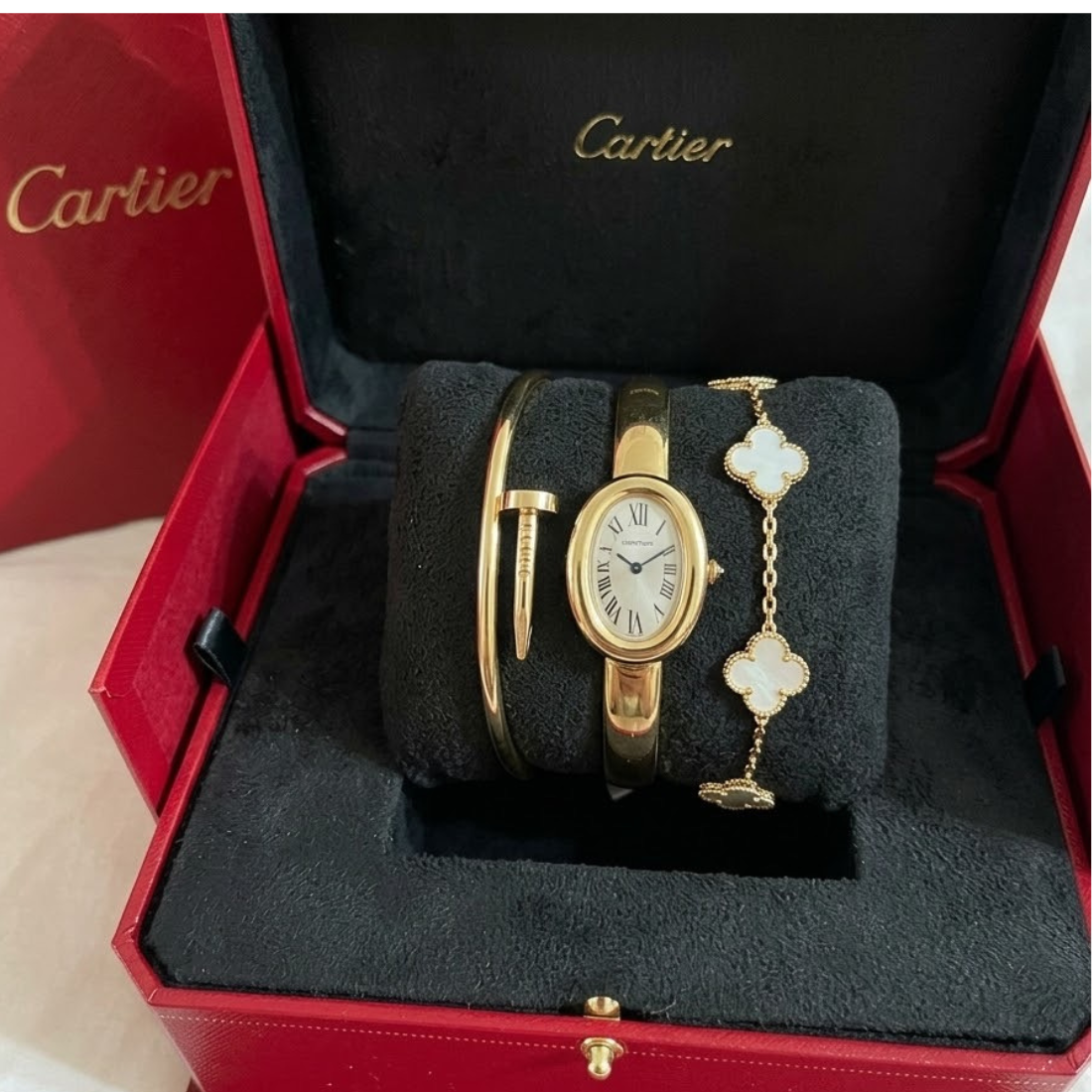 cartier baignoir + juste Un clou Bracelet 1