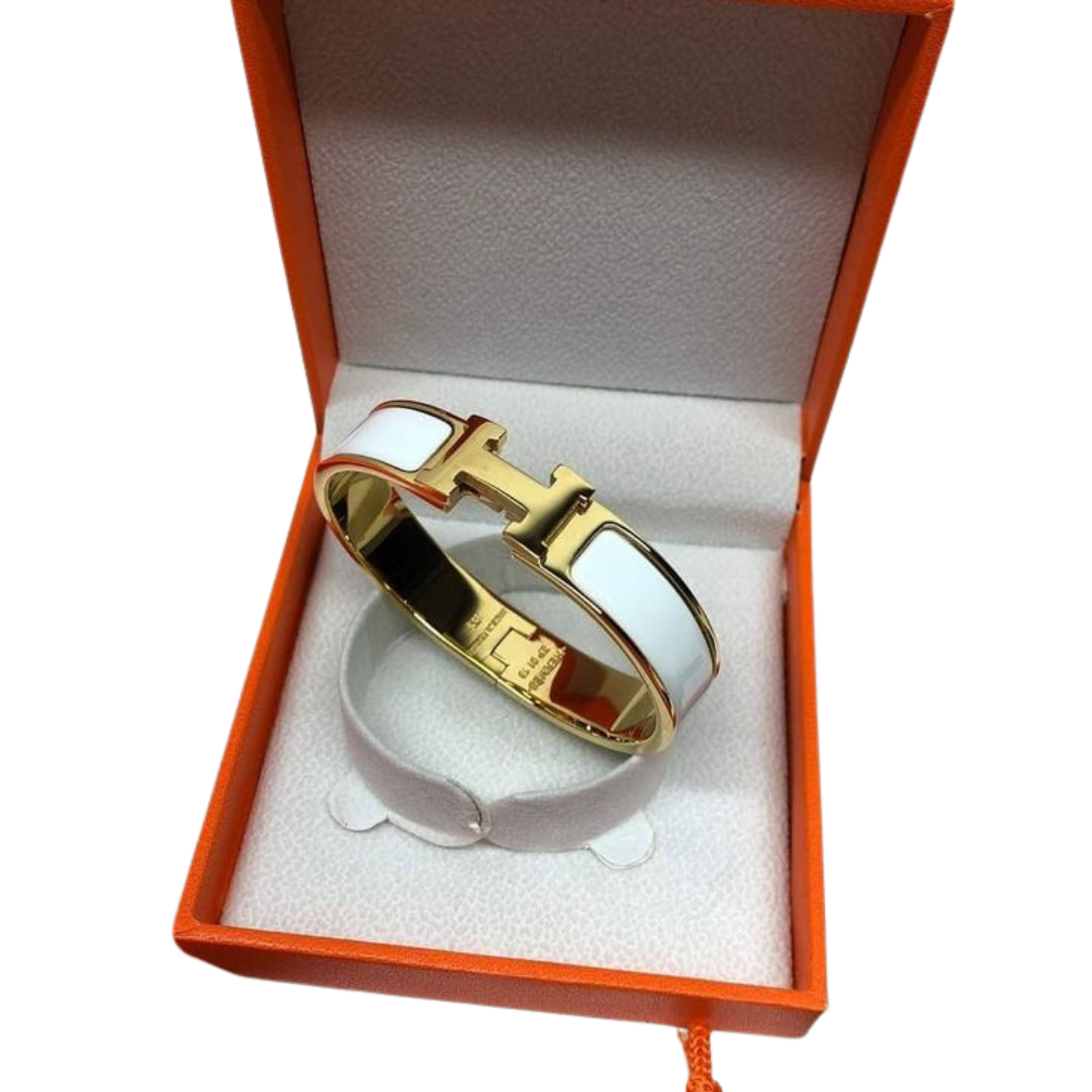 Bracelet Hermès Clic H white