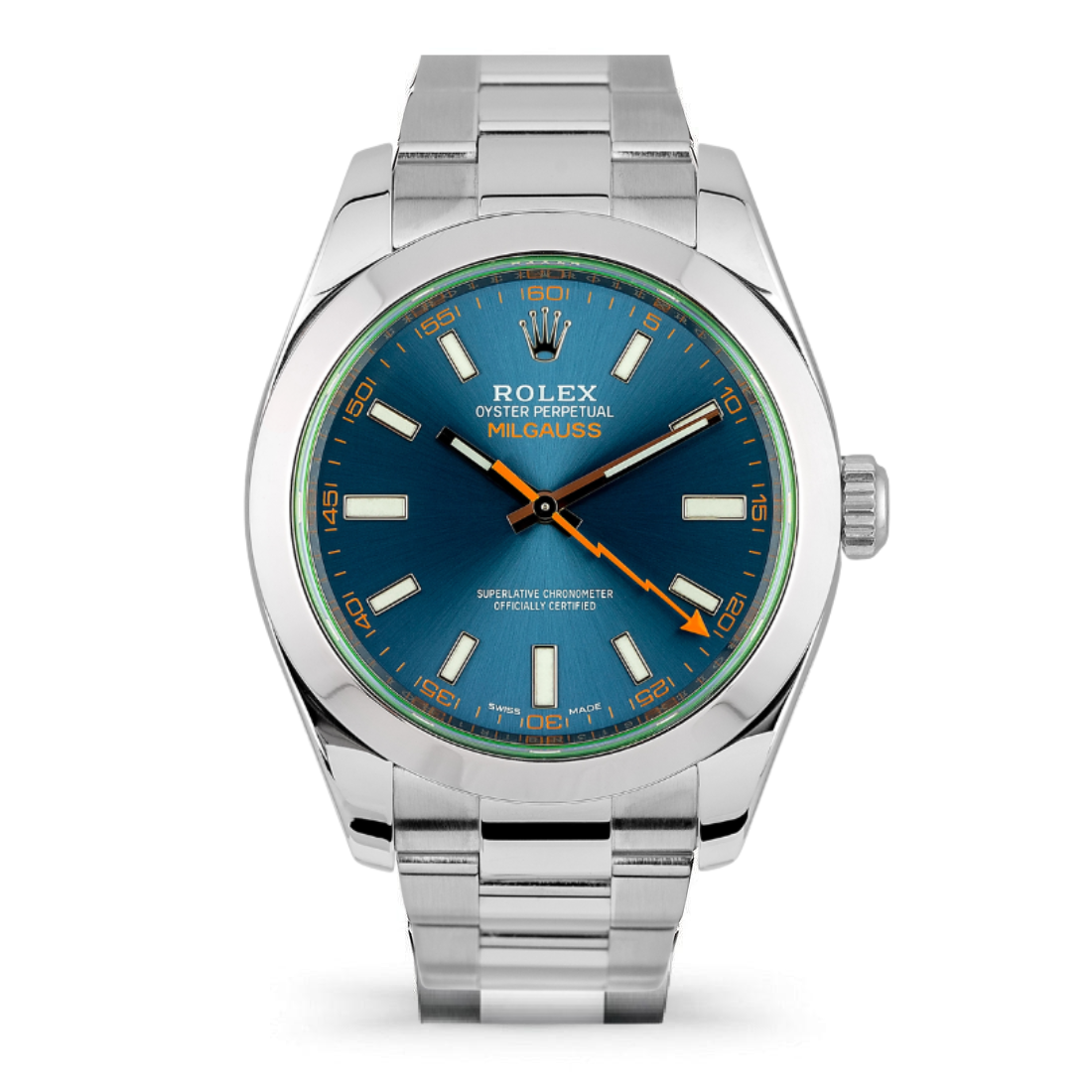 Rolex Milgauss bleu