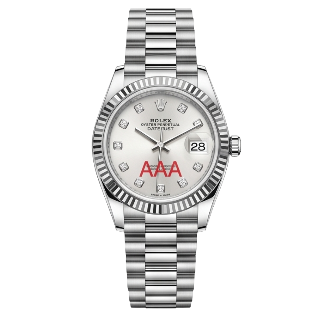 Rolex Datejust blanc 28mm