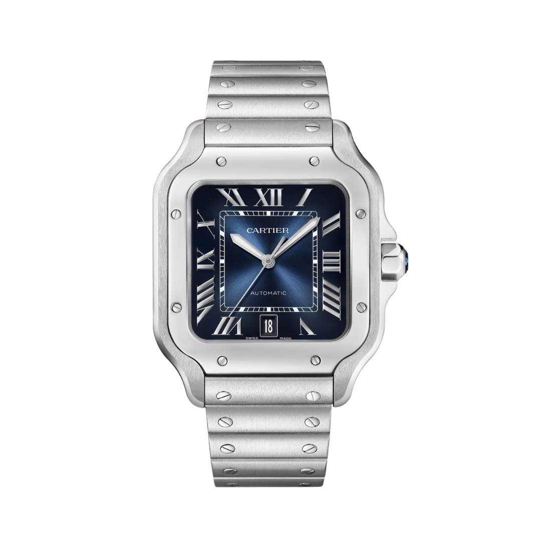 Cartier santos -bleu