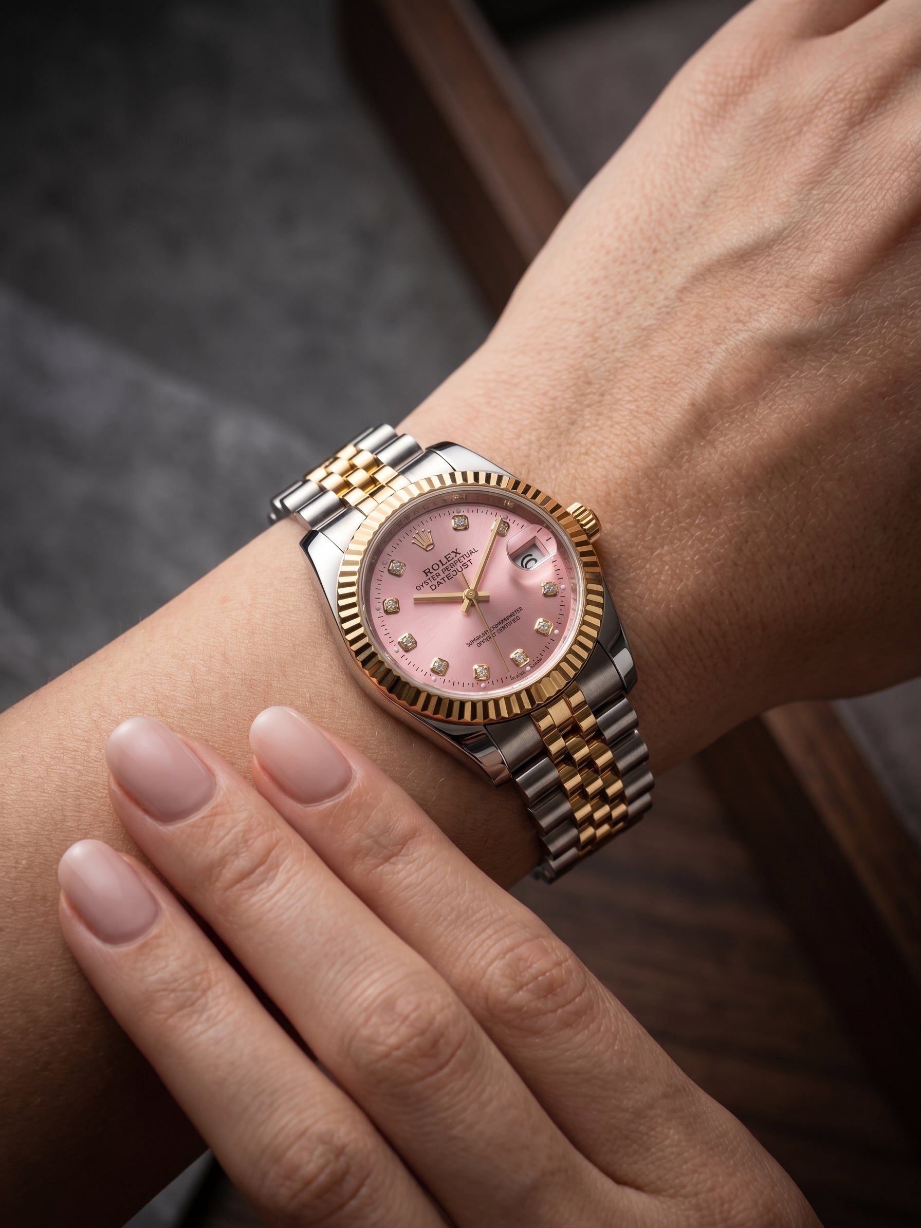 Datejust pink Diamonds