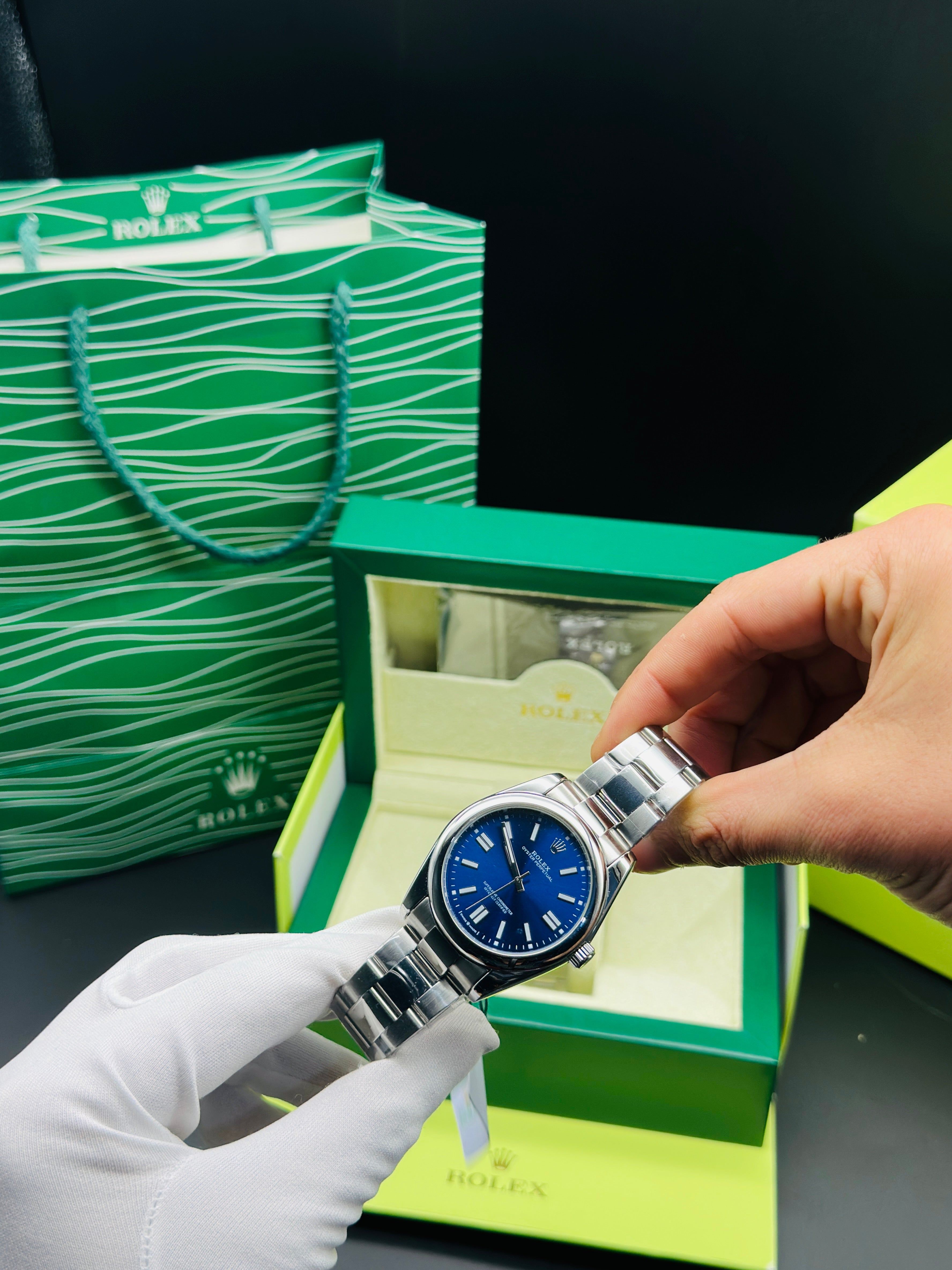 Rolex oyster bleu