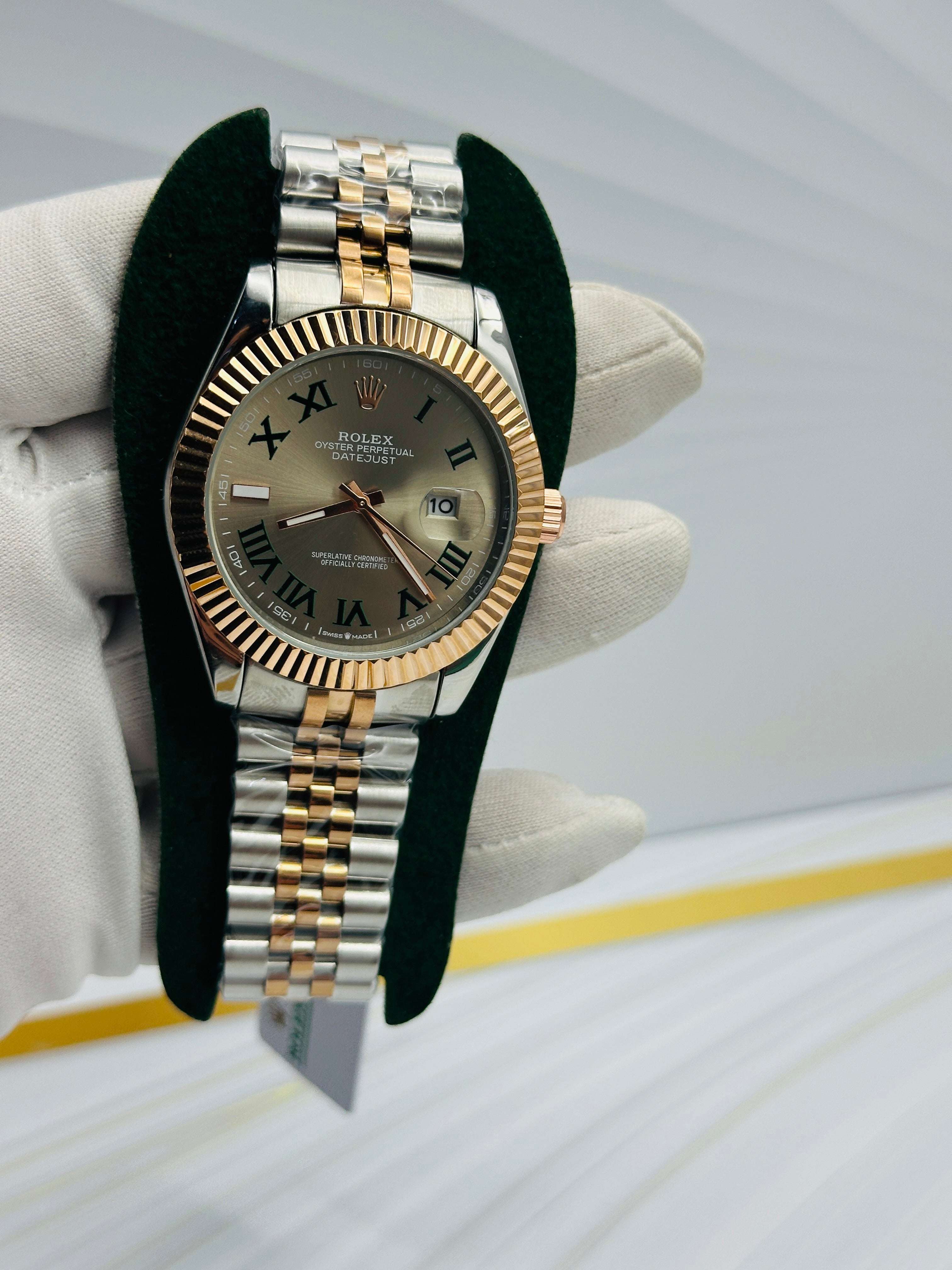 Wimbledon two-tone rose gold