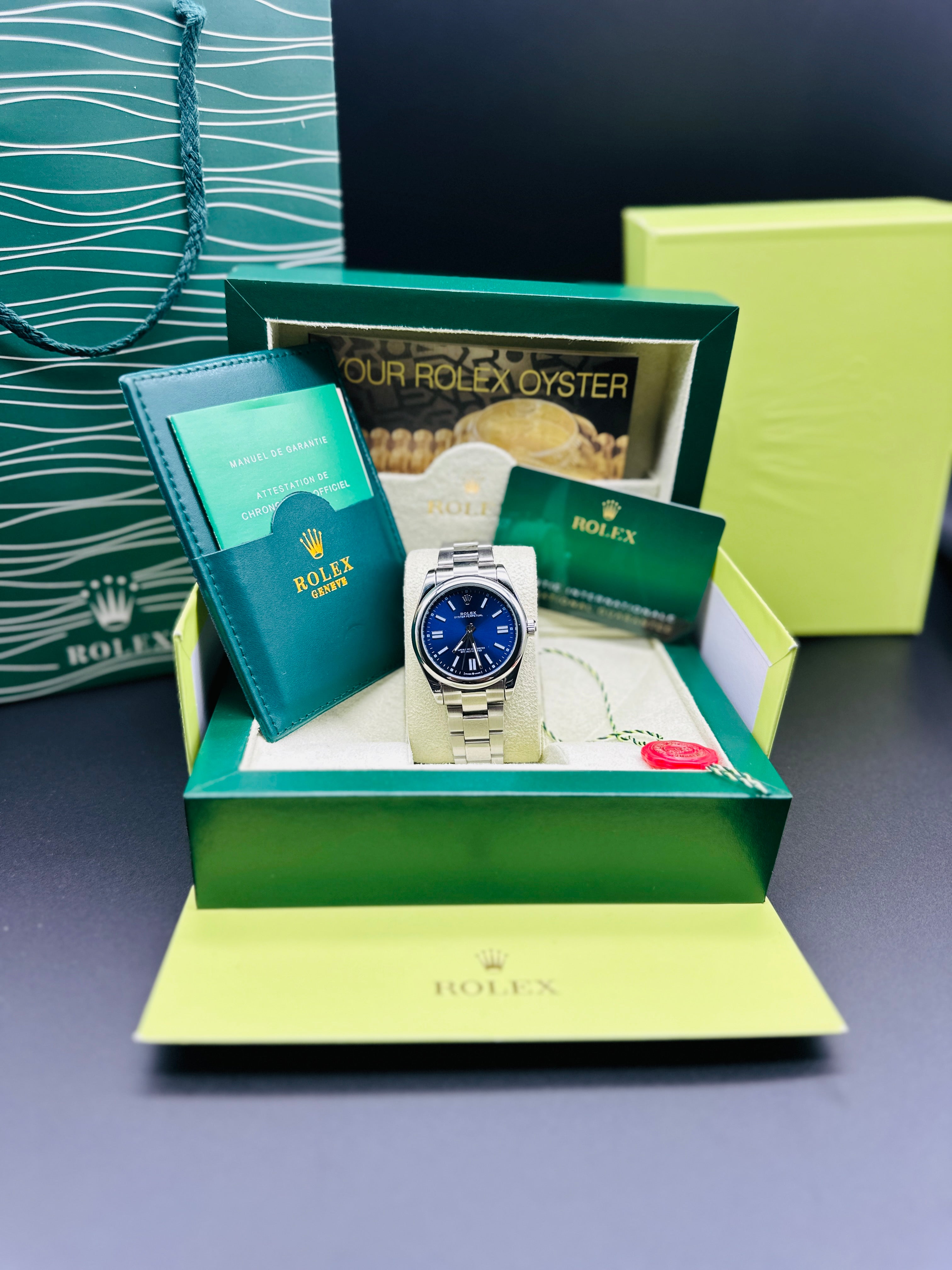Rolex oyster bleu