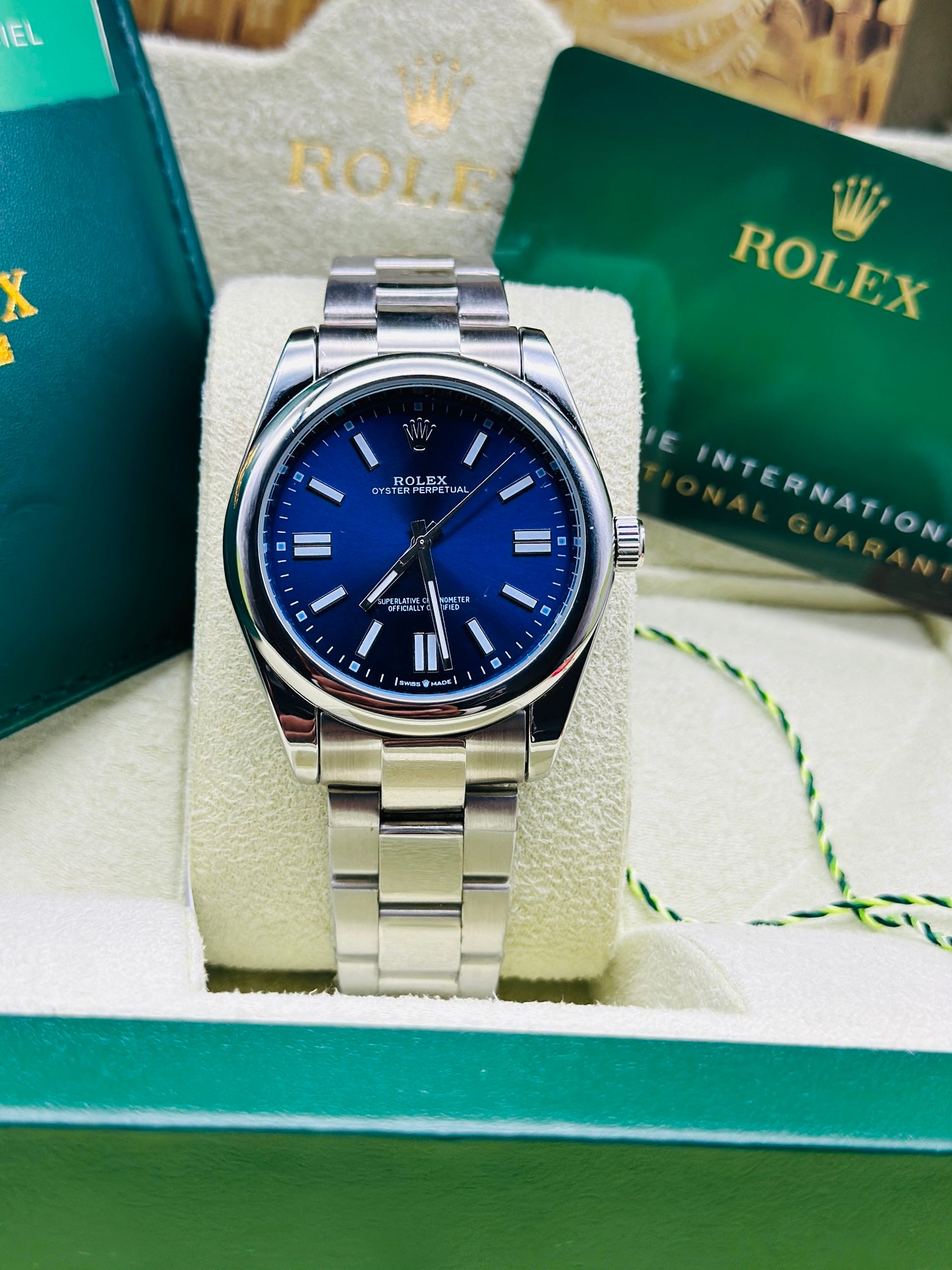 Rolex oyster bleu