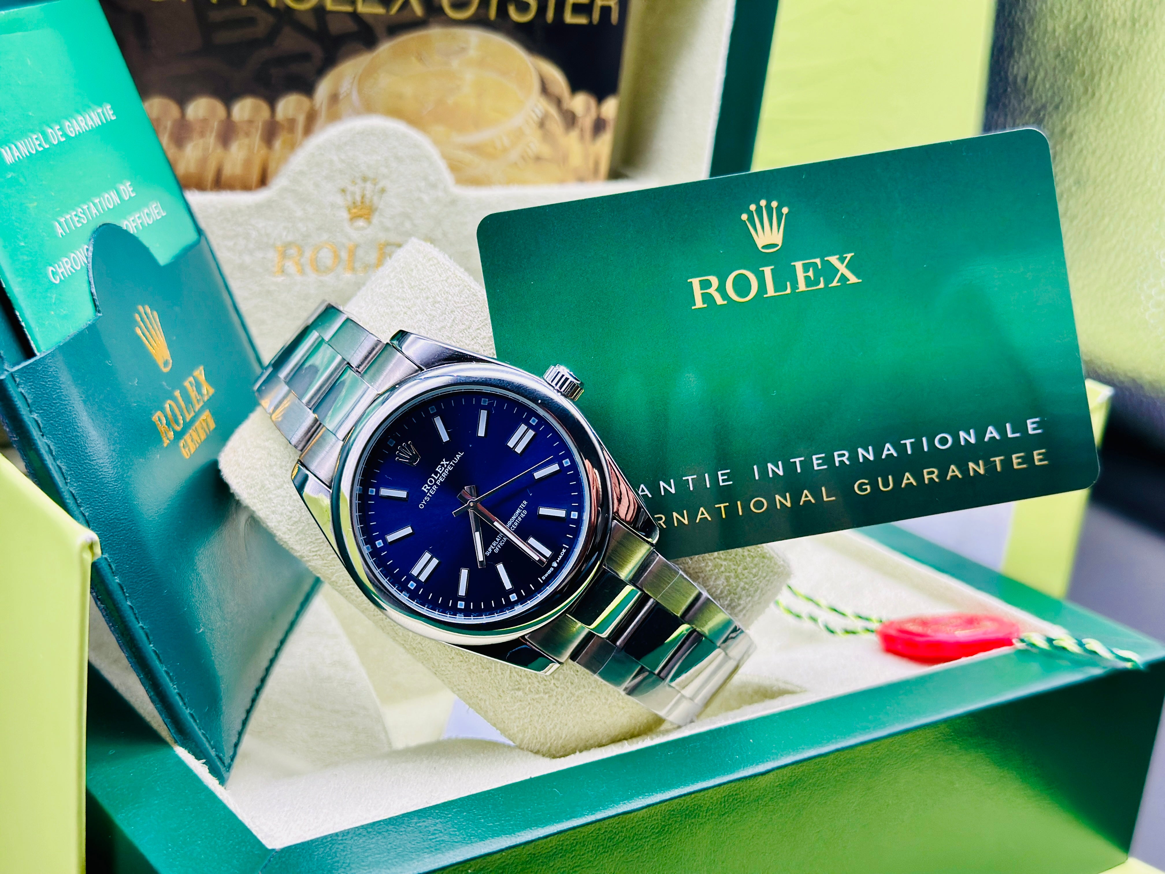 Rolex oyster bleu