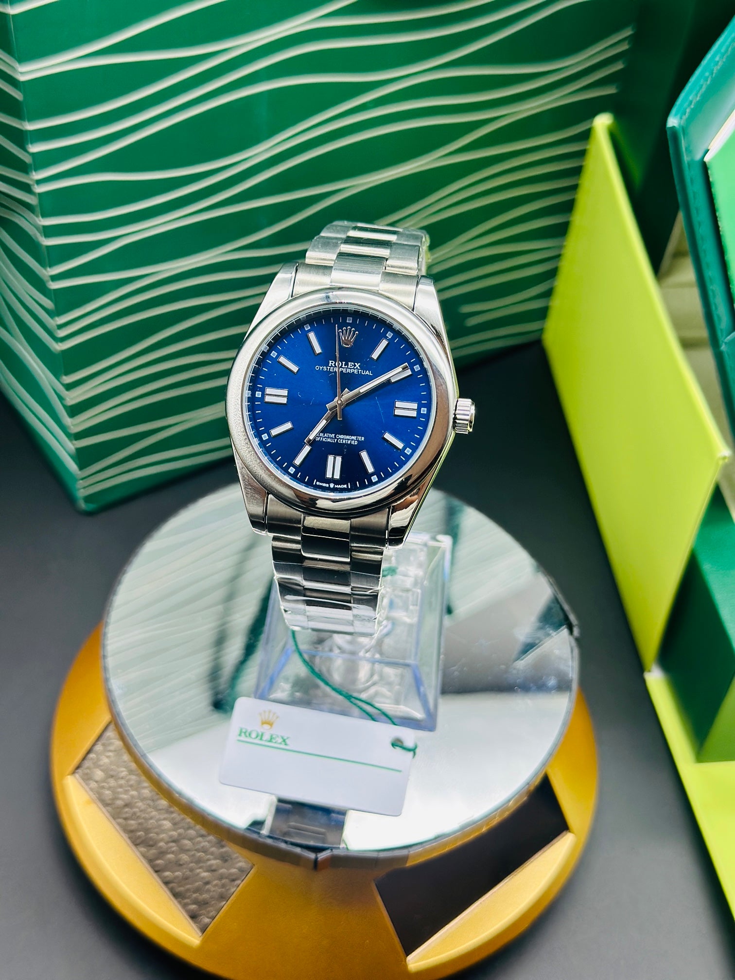 Rolex oyster bleu