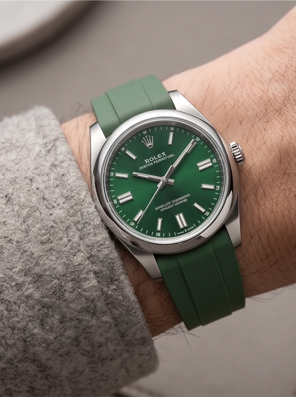 Rolex oyster vert oysterflex