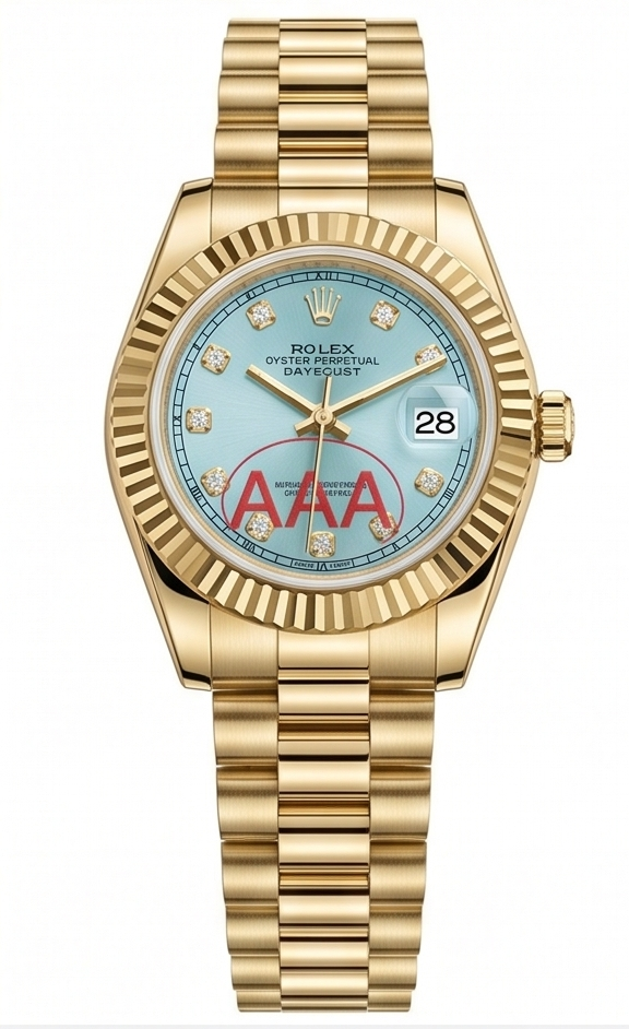 Rolex Datejust bleu ciel 28mm