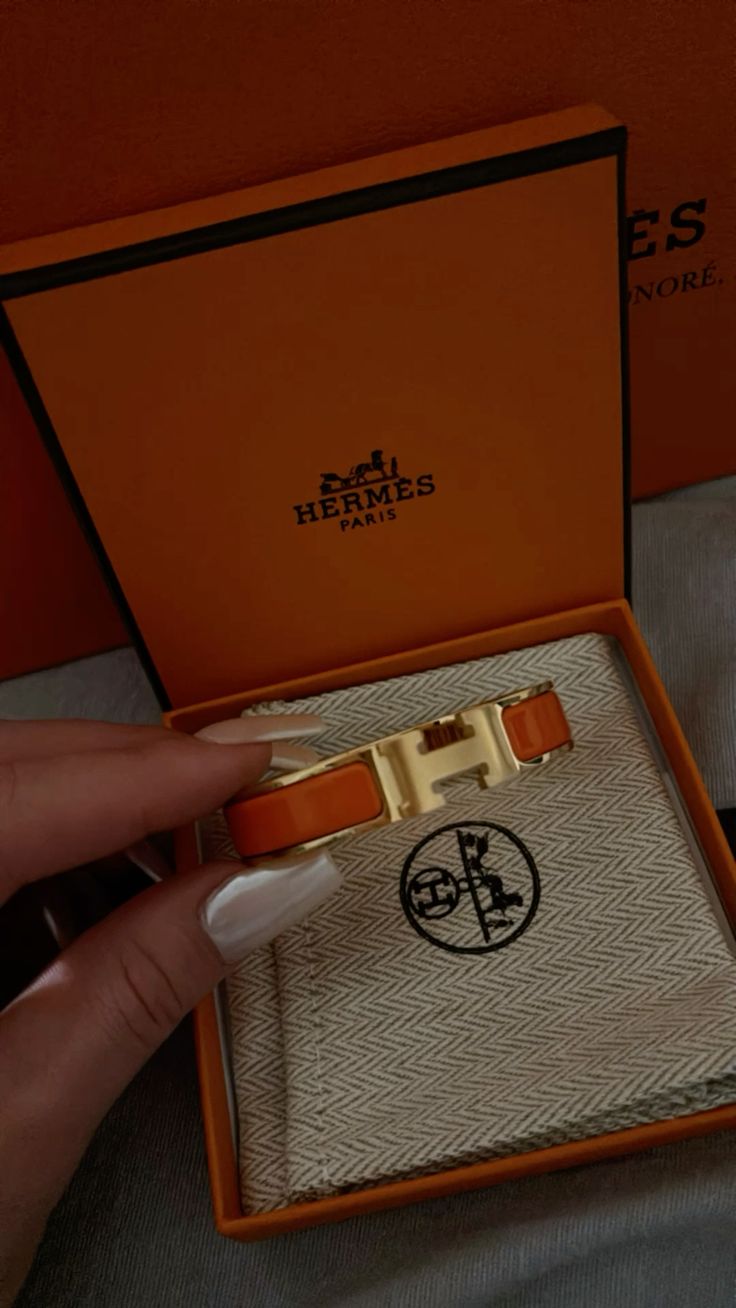 Bracelet Hermès Clic H Orange