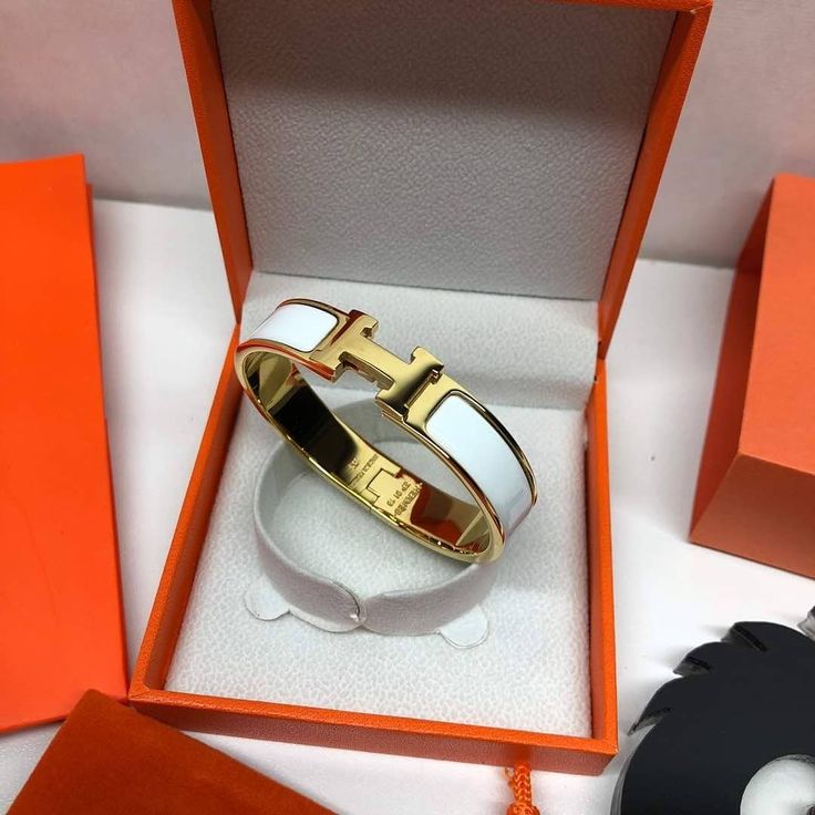 Bracelet Hermès Clic H white