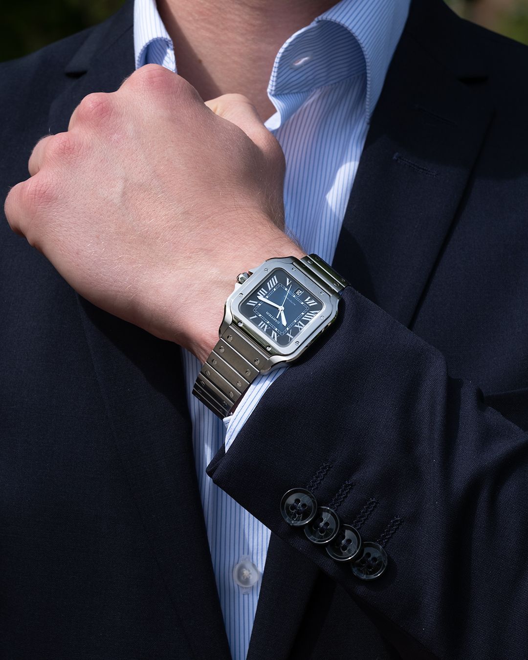 Cartier santos -bleu