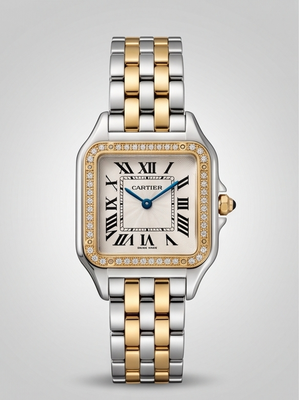 Cartier Panthere Two tone white Diamonds