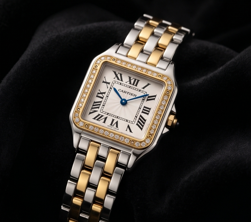 Cartier Panthere Two tone white Diamonds