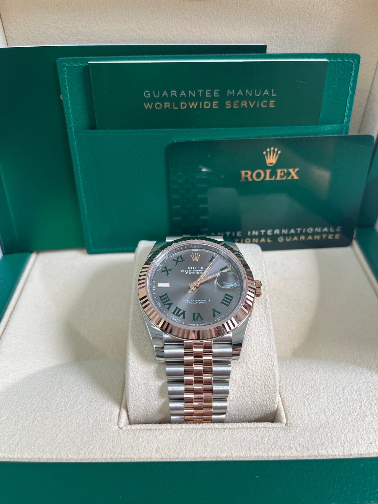 Wimbledon two-tone rose gold