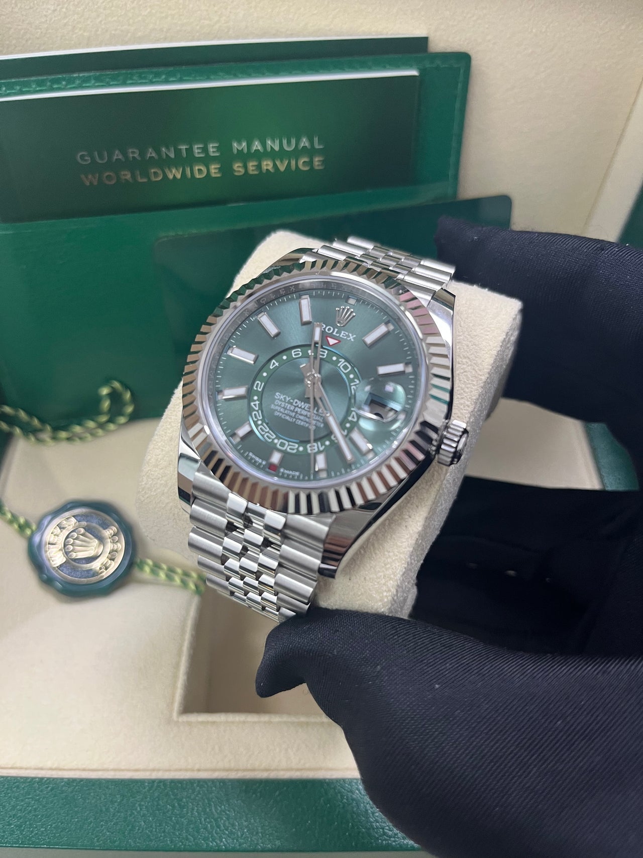 Rolex Sky-Dweller Mint Green