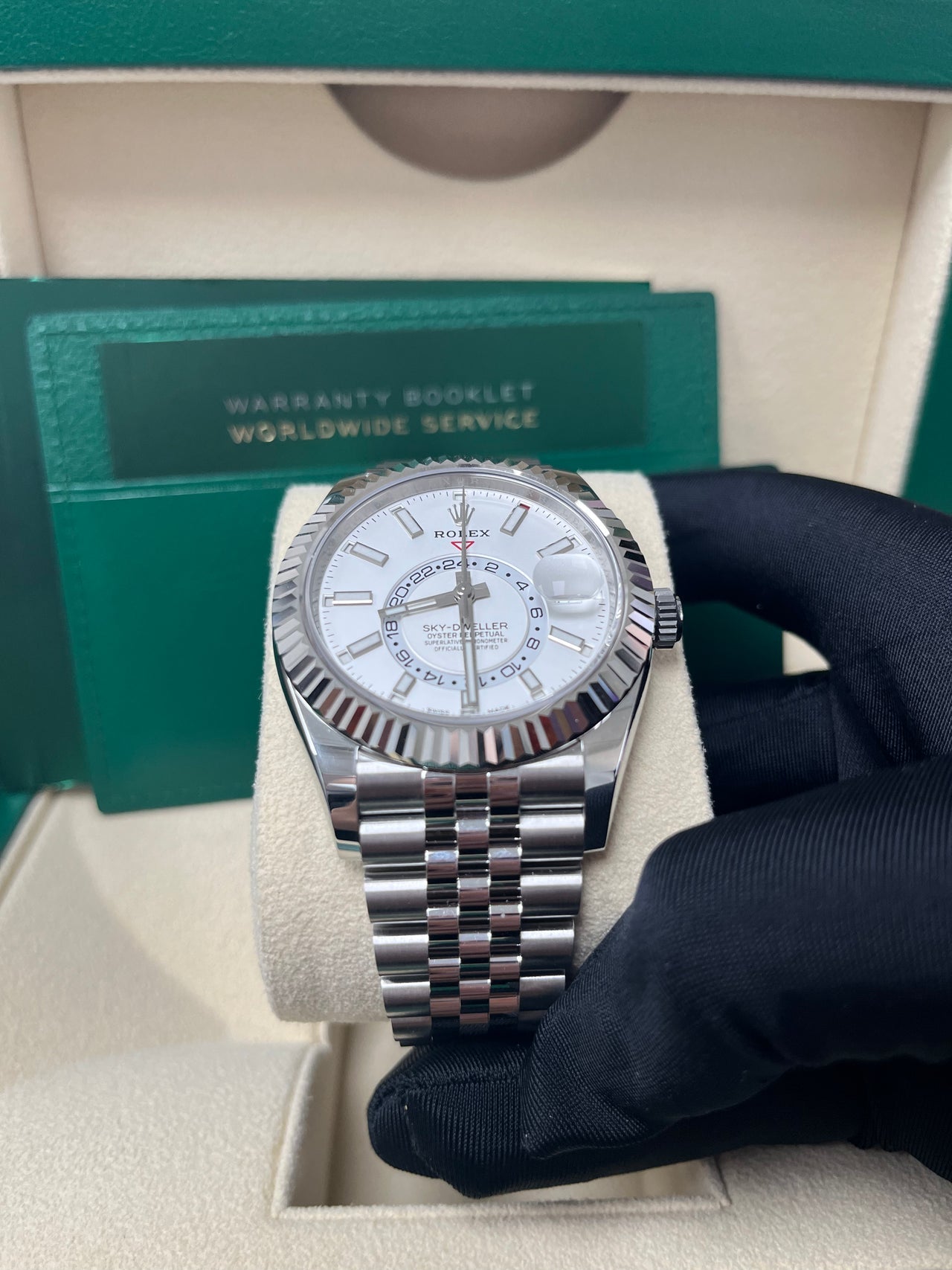 Rolex Sky-Dweller white