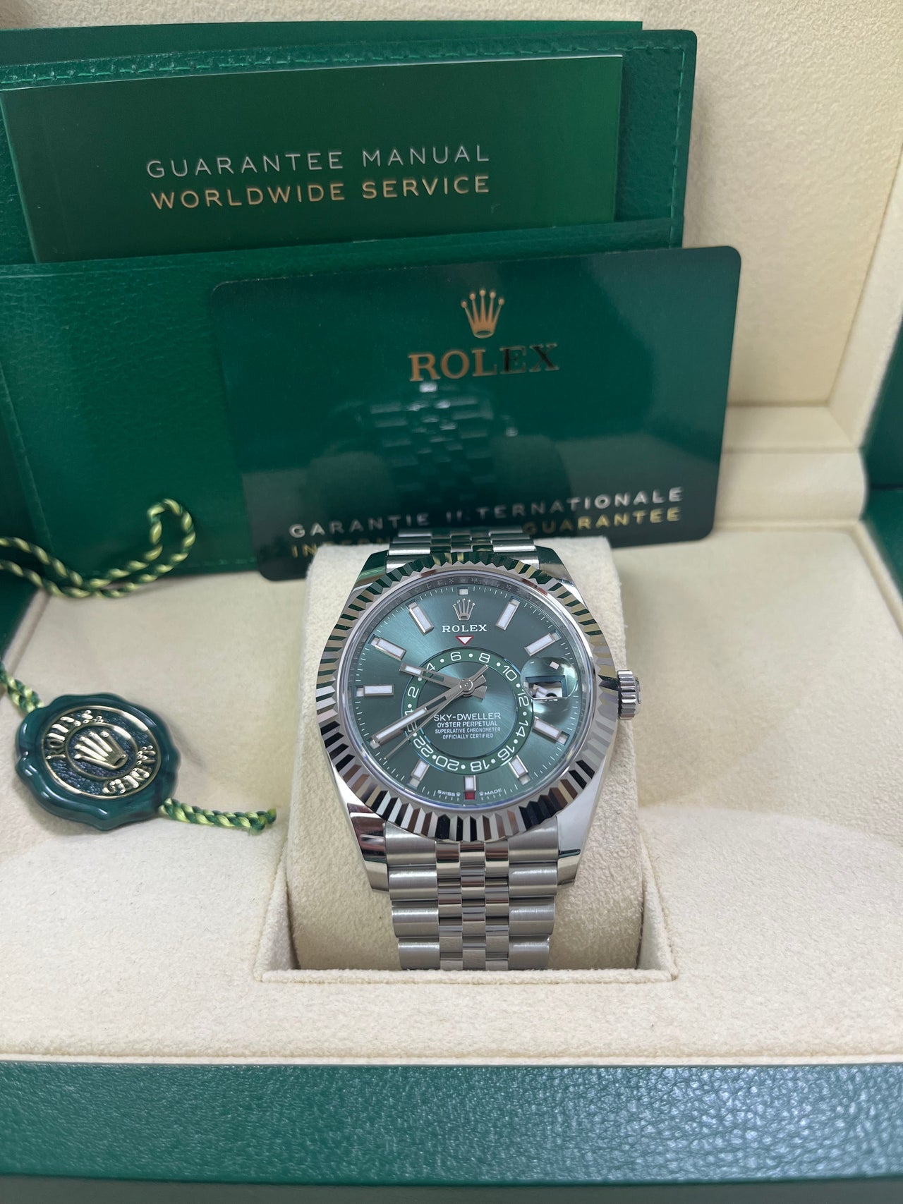 Rolex Sky-Dweller Mint Green
