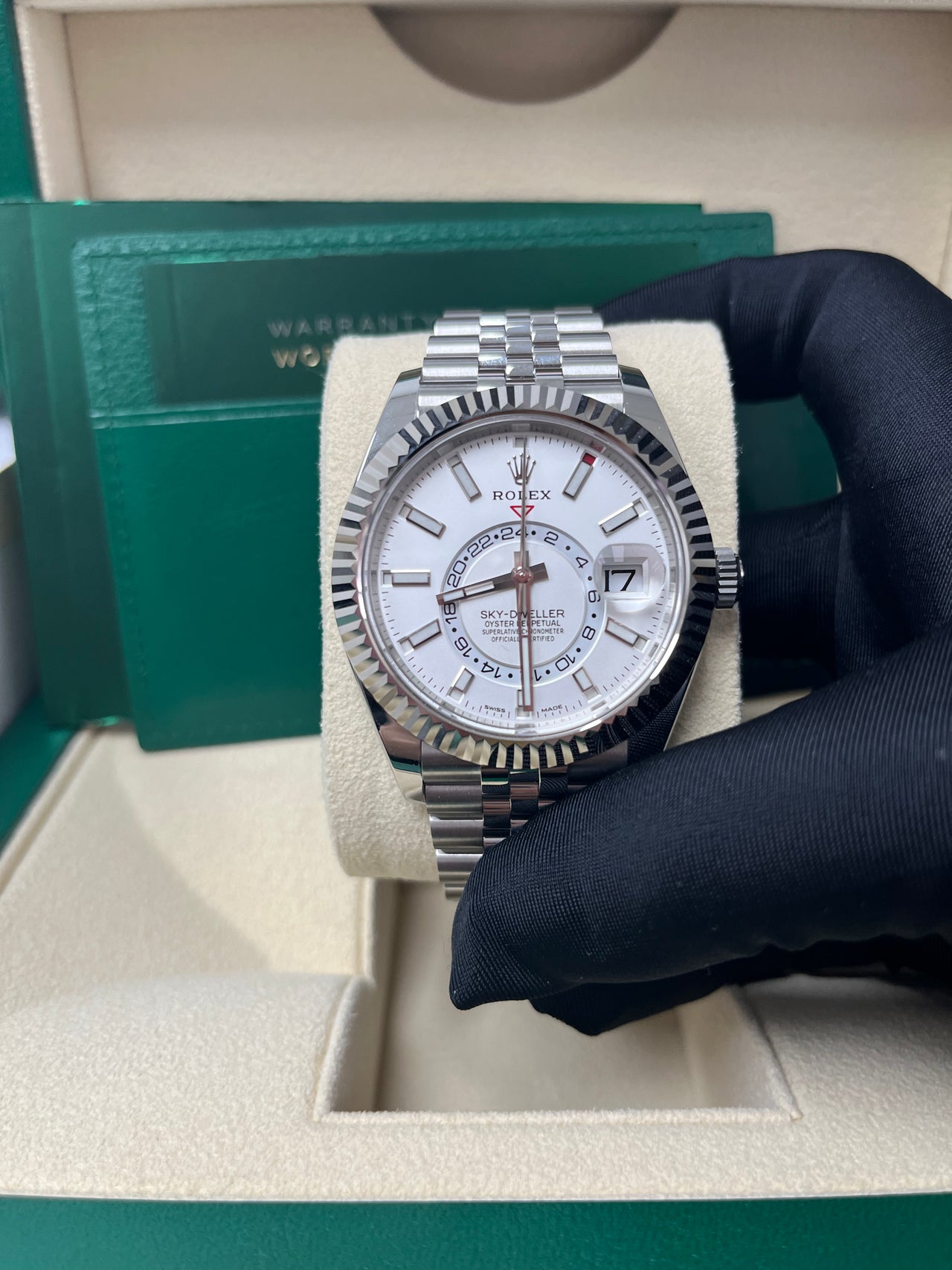 Rolex Sky-Dweller white