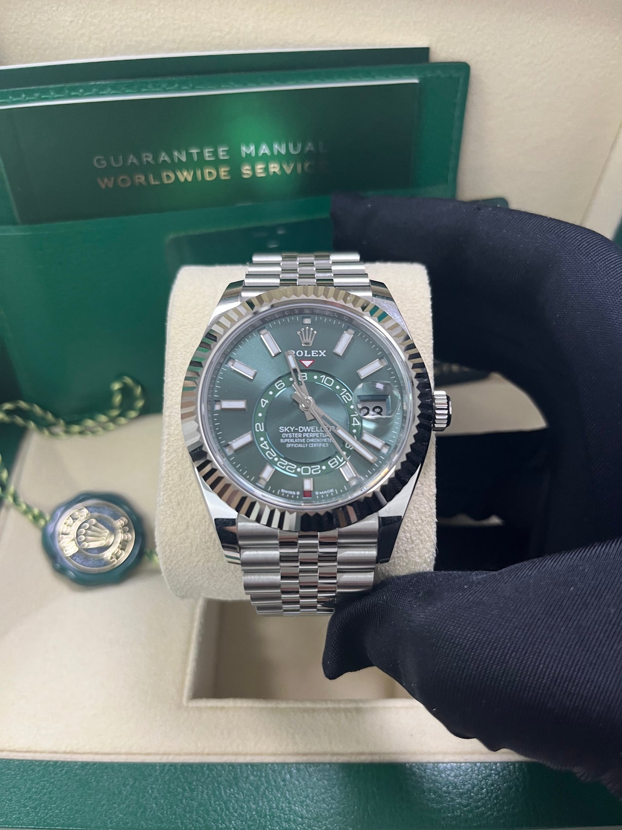 Rolex Sky-Dweller Mint Green
