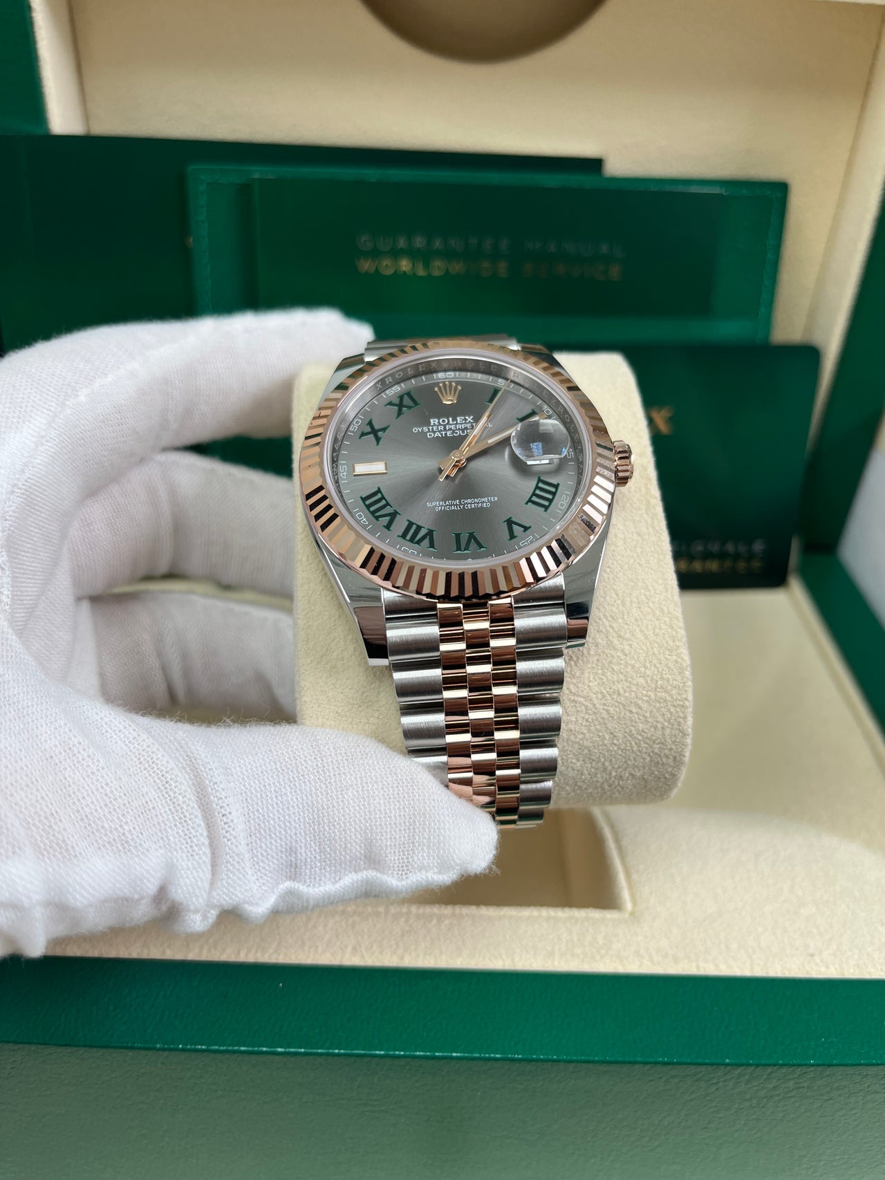 Wimbledon two-tone rose gold