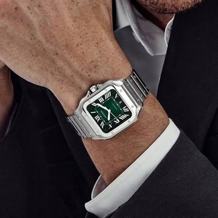 Cartier santos vert
