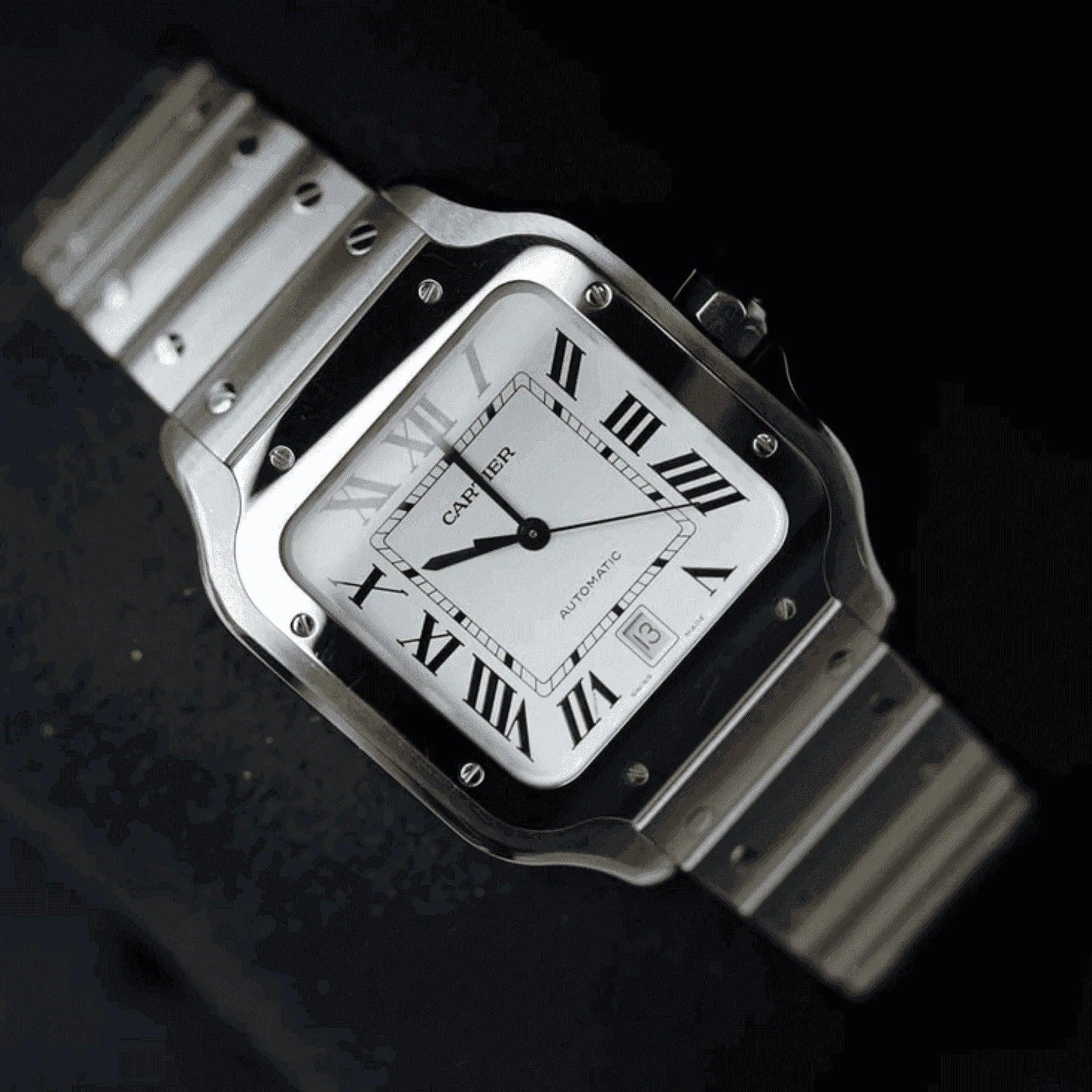 Cartier santos blanc