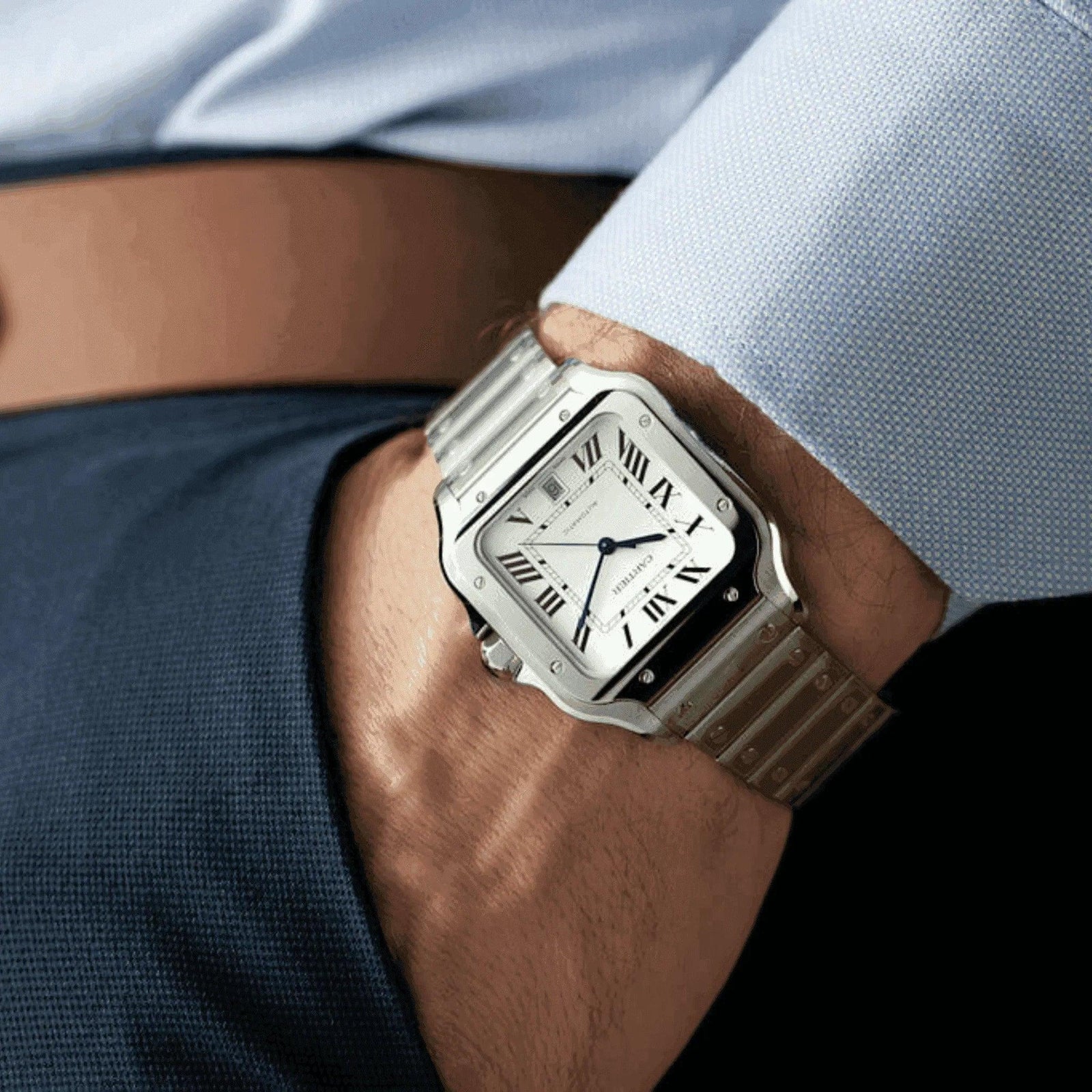 Cartier santos blanc