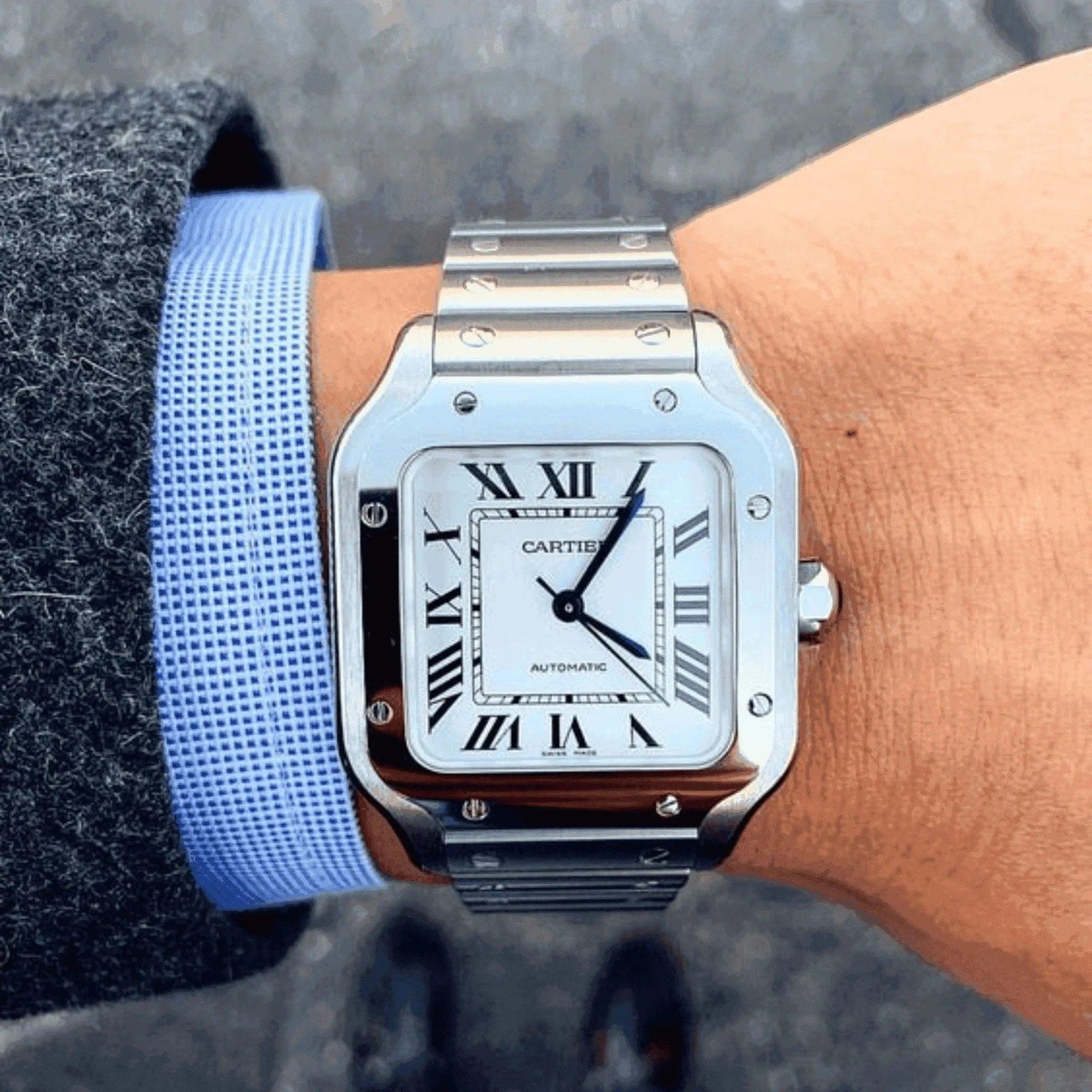 Cartier santos blanc