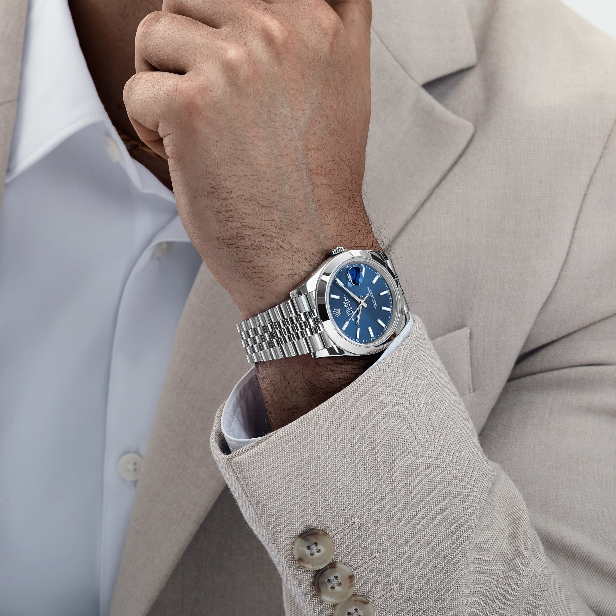 Rolex Datejust blue dial