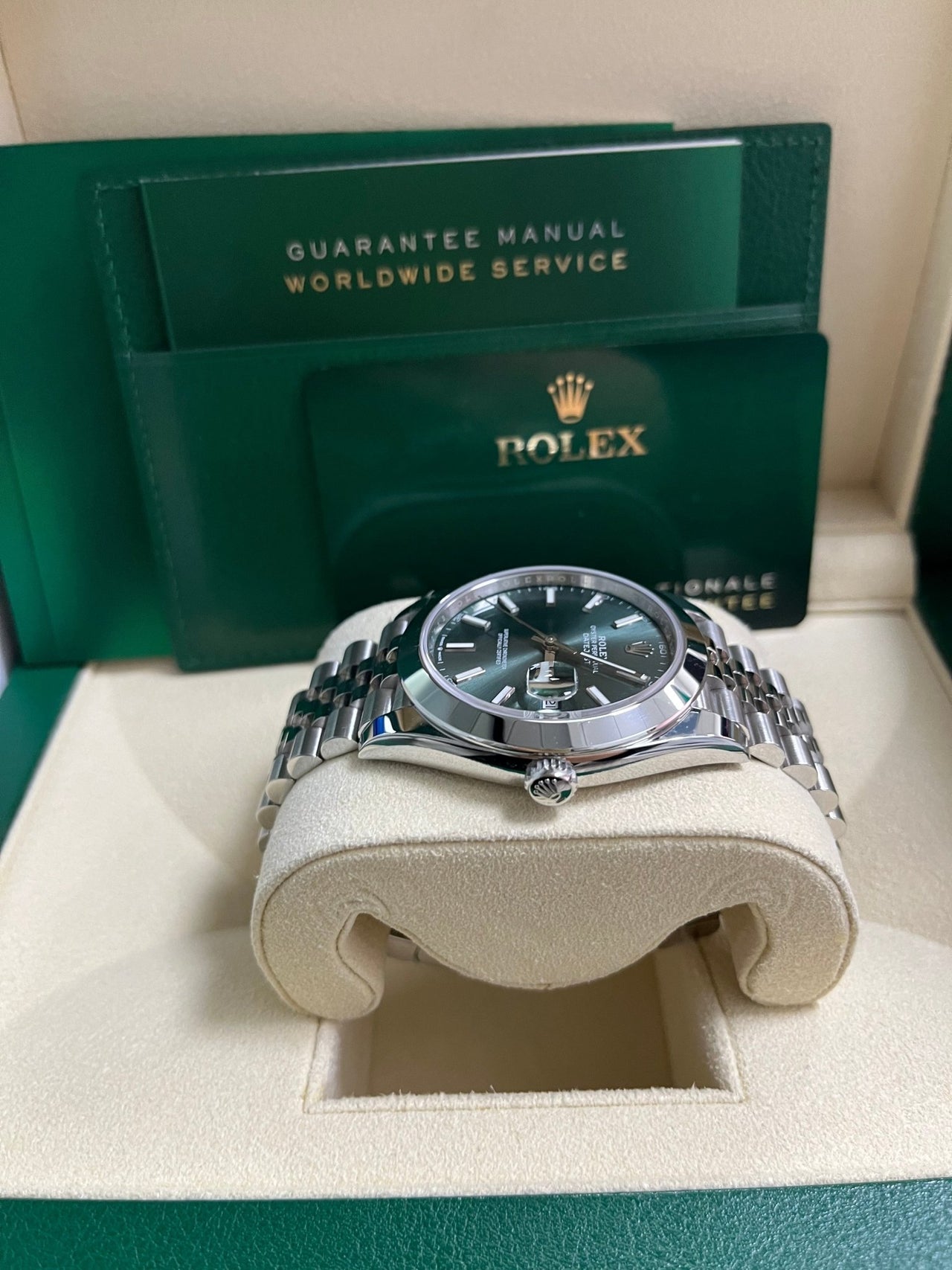 Rolex Datejust green