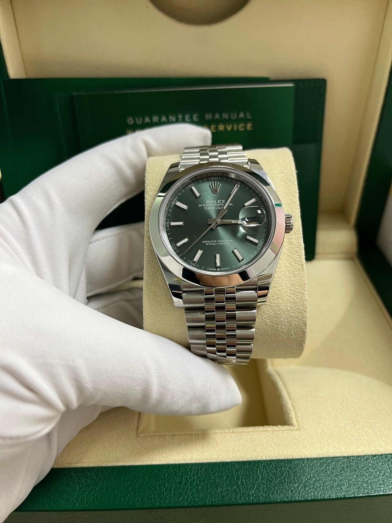 Rolex Datejust green