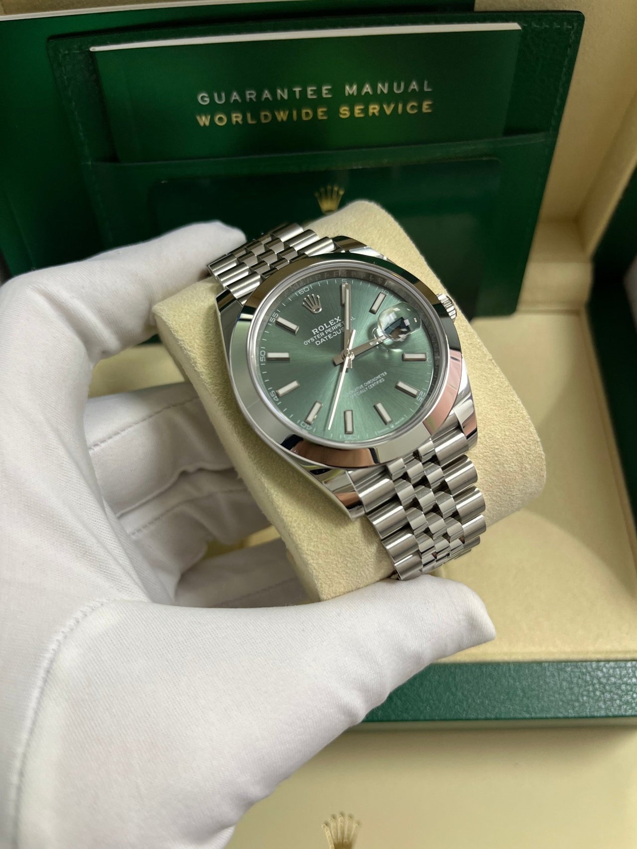 Rolex Datejust green