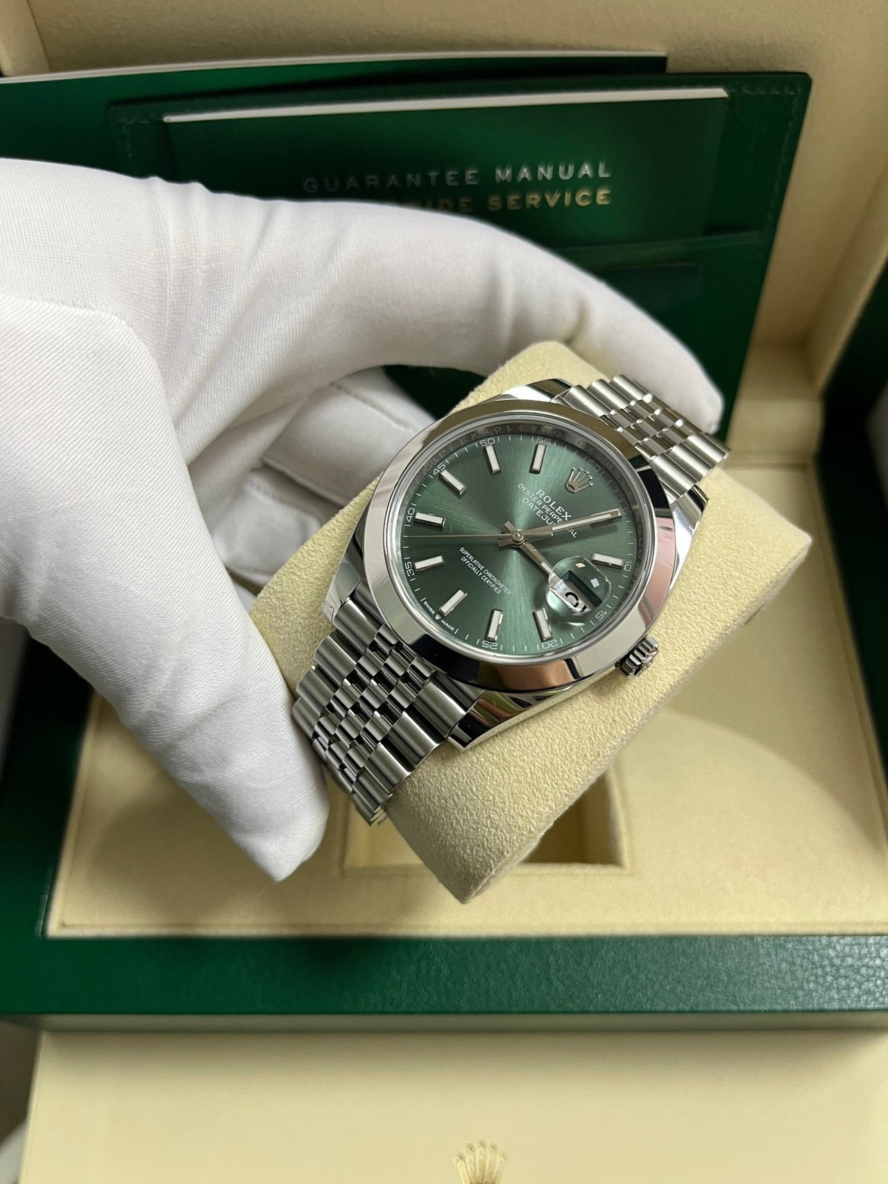 Rolex Datejust green