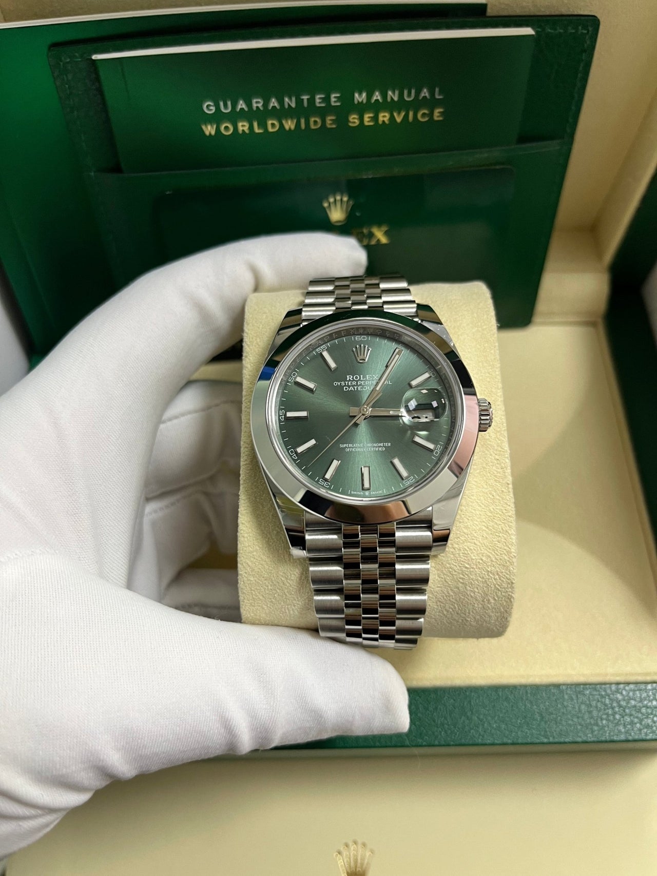 Rolex Datejust green